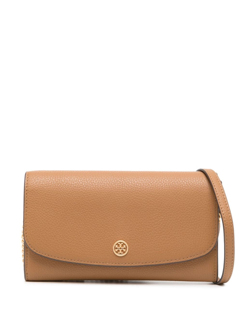 Tory Burch Robinson leather crossbody bag - Brown von Tory Burch