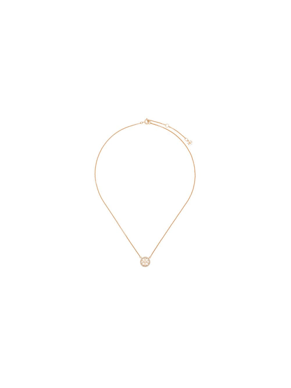 Tory Burch Miller crystal-embellished chain necklace - Gold von Tory Burch