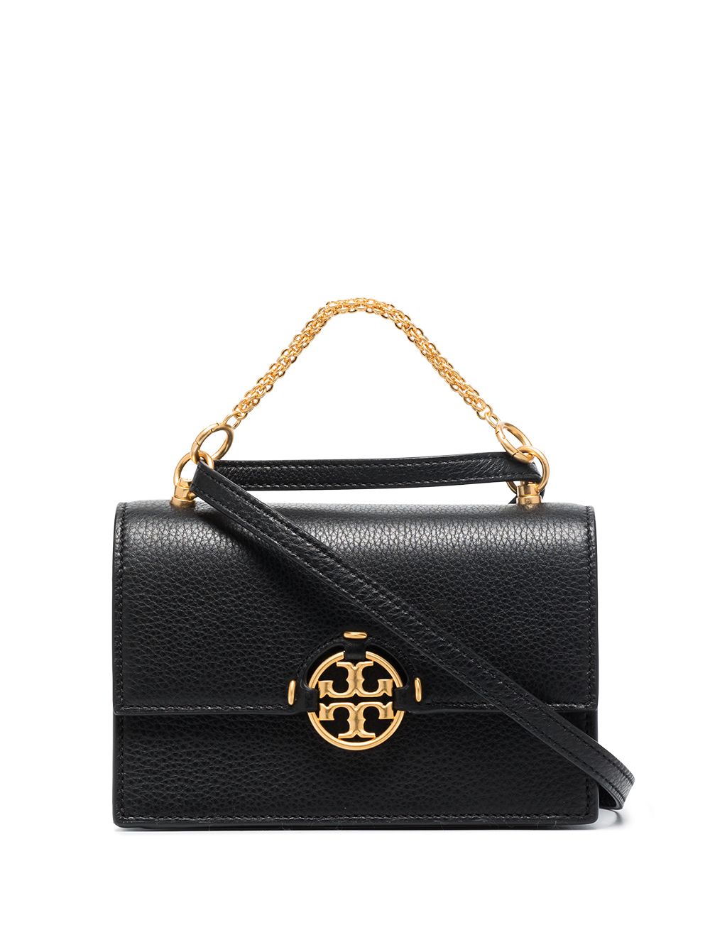 Tory Burch Miller leather mini bag - Black von Tory Burch