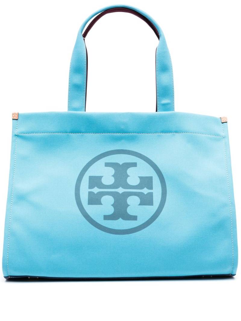 Tory Burch colour-block tote bag - Blue von Tory Burch