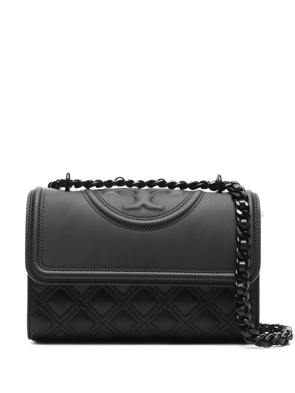 Tory Burch embossed-logo shoulder bag - Black von Tory Burch