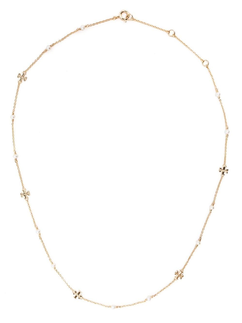 Tory Burch logo chain-link necklace - Gold von Tory Burch