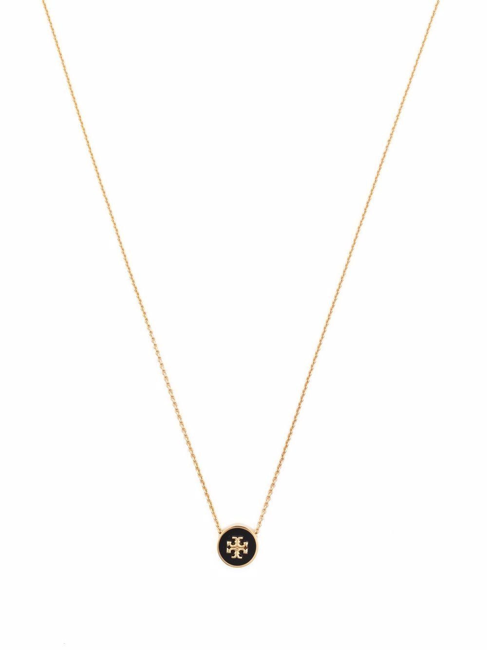 Tory Burch KIRA ENAMEL PENDANT NECKLACE - Gold von Tory Burch