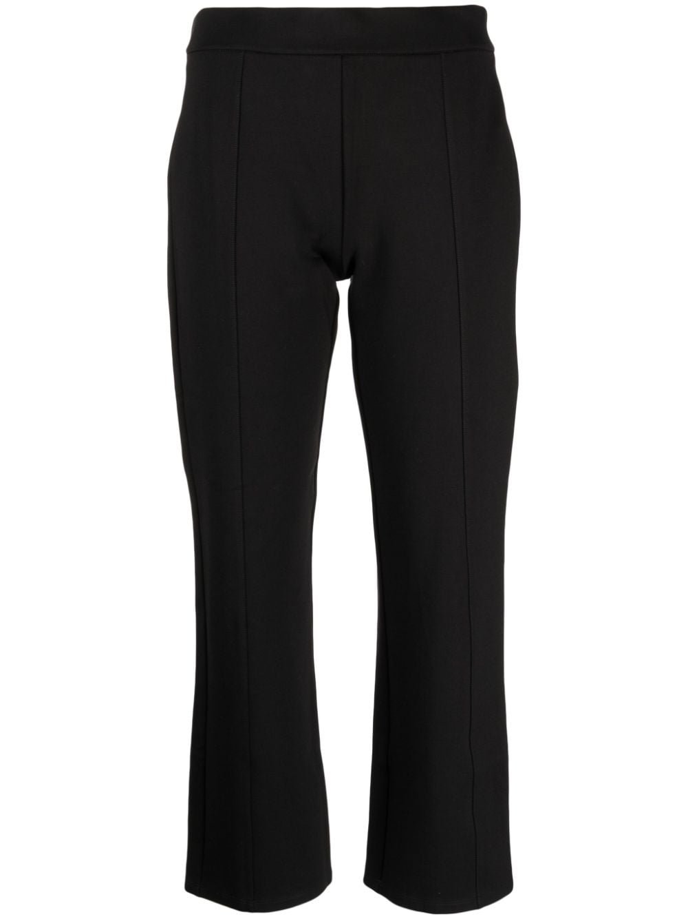 Tory Burch flared knitted trousers - Black von Tory Burch