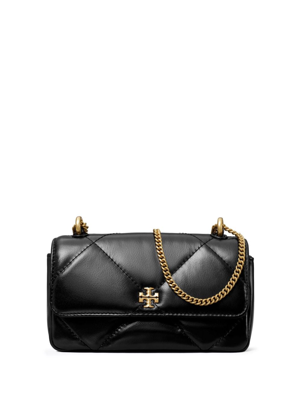 Tory Burch mini Kira diamond-quilted shoulder bag - Black von Tory Burch