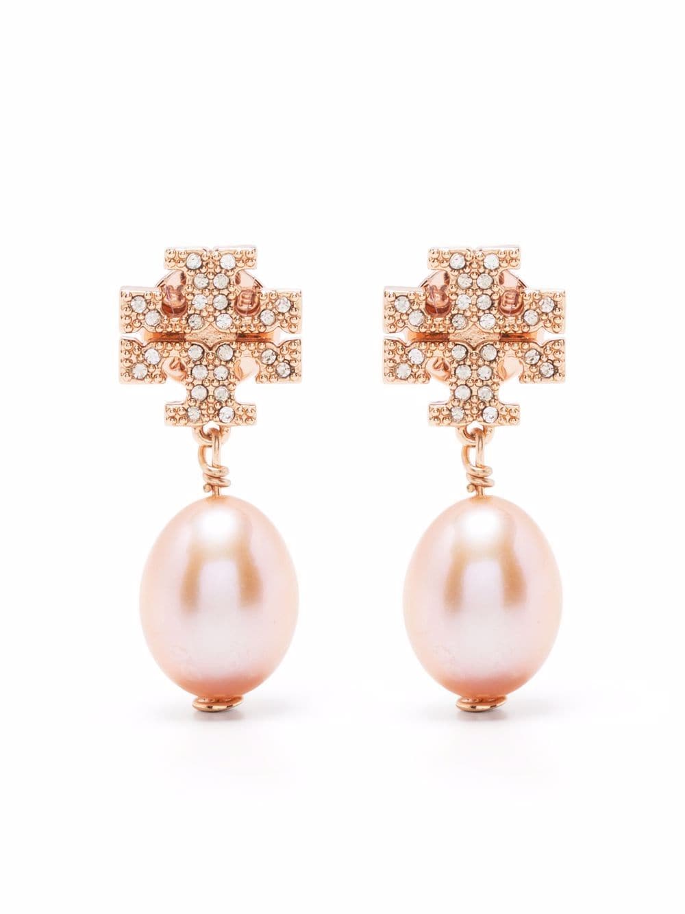 Tory Burch mother of pearl drop earrings - Gold von Tory Burch