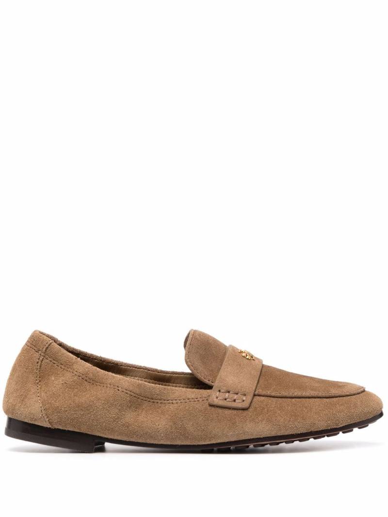 Tory Burch slip-on leather loafers - Brown von Tory Burch