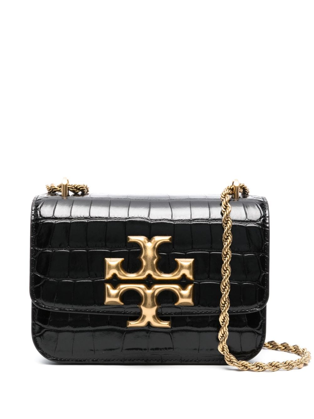 Tory Burch small Eleanor leather crossbody bag - Black von Tory Burch