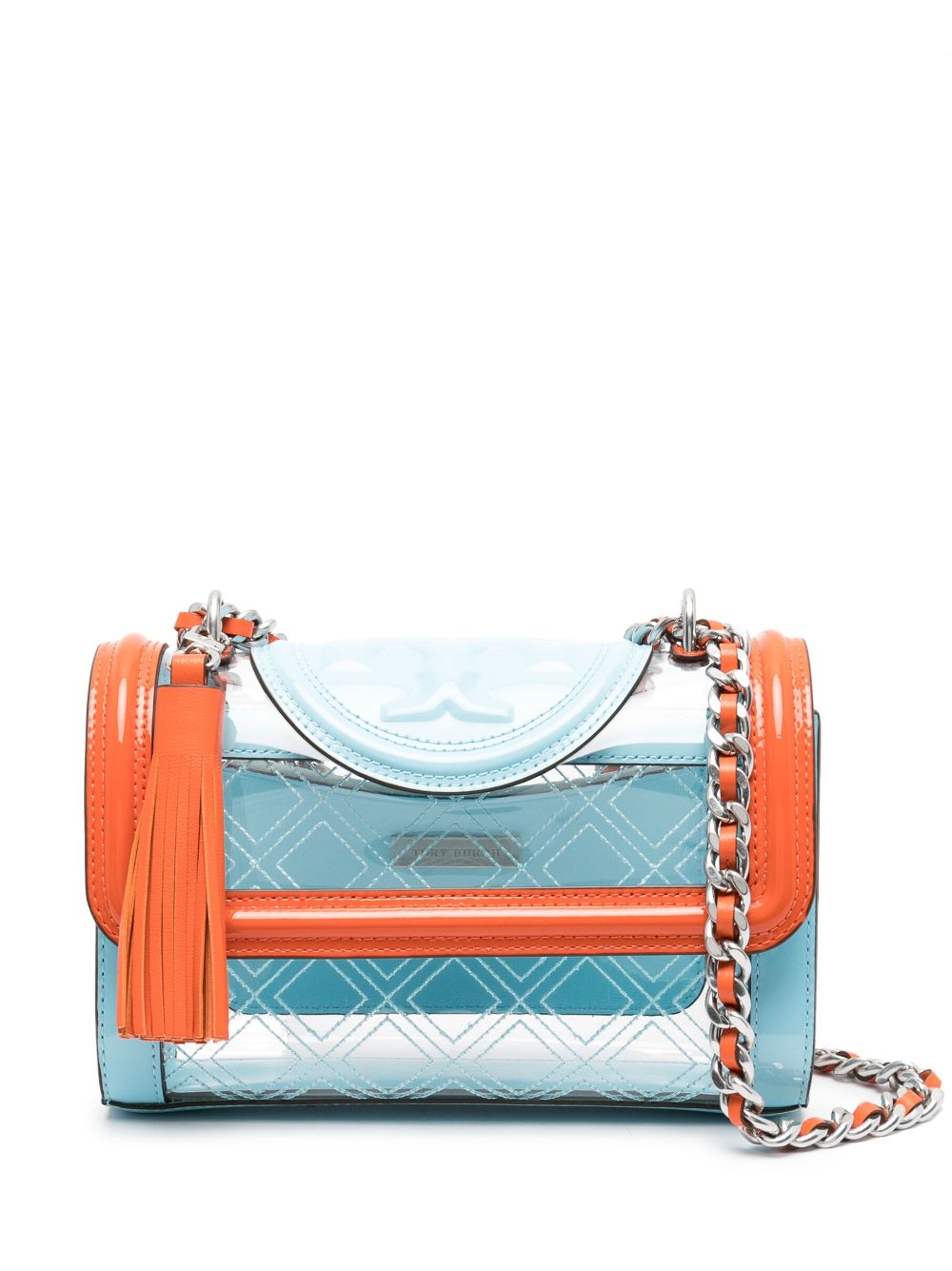 Tory Burch small Fleming crossbody bag - White von Tory Burch