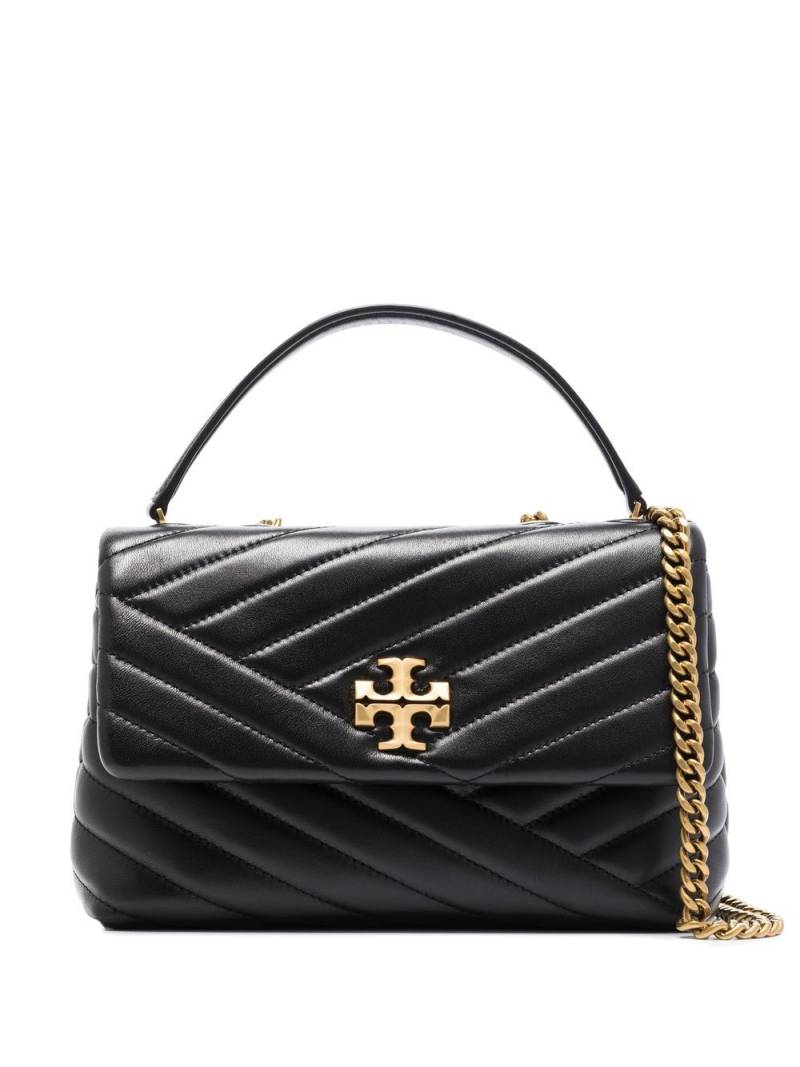 Tory Burch small Kira chevron-quilted shoulder bag - Black von Tory Burch