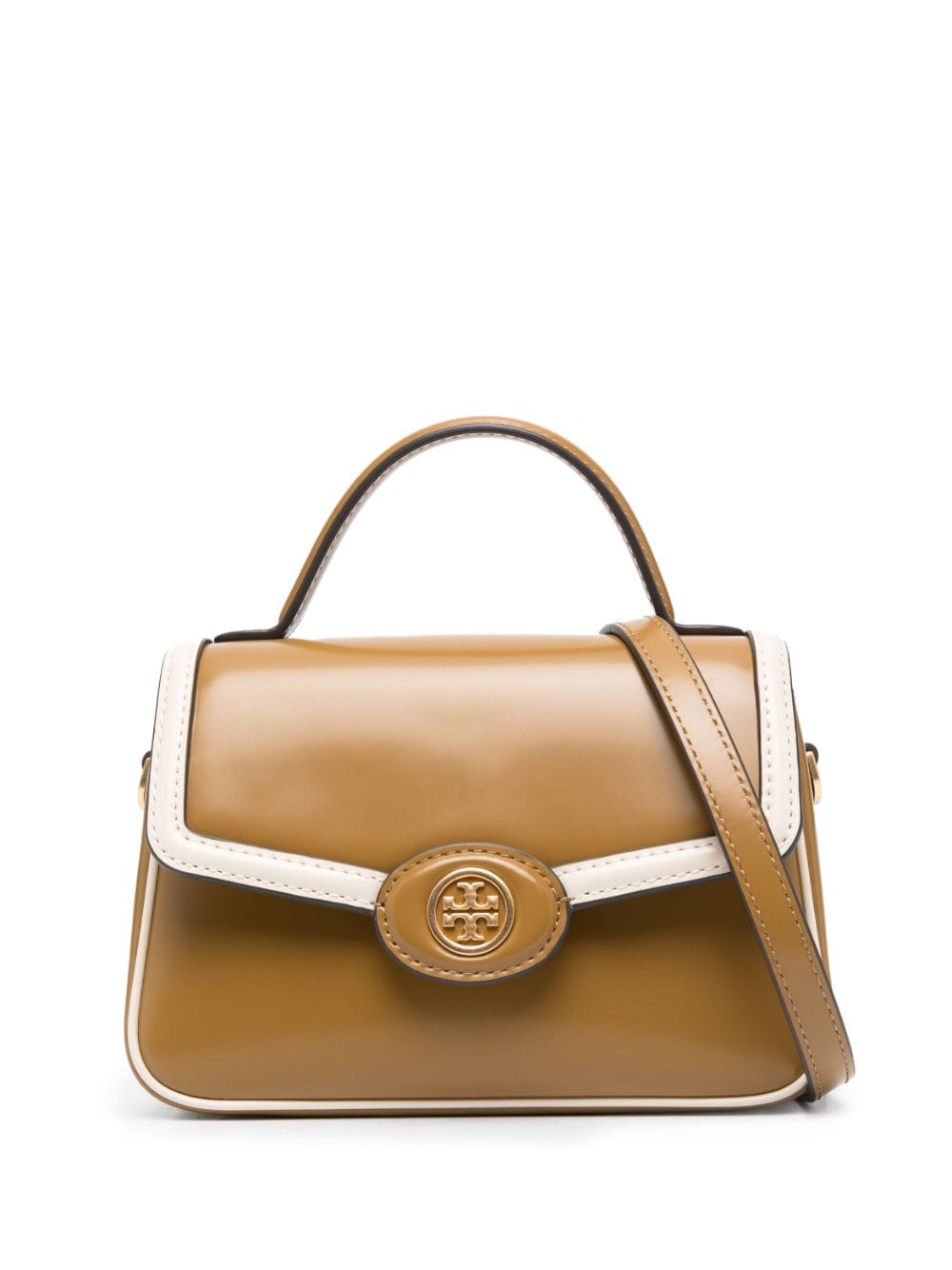 Tory Burch small Robinson leather shoulder bag - Brown von Tory Burch