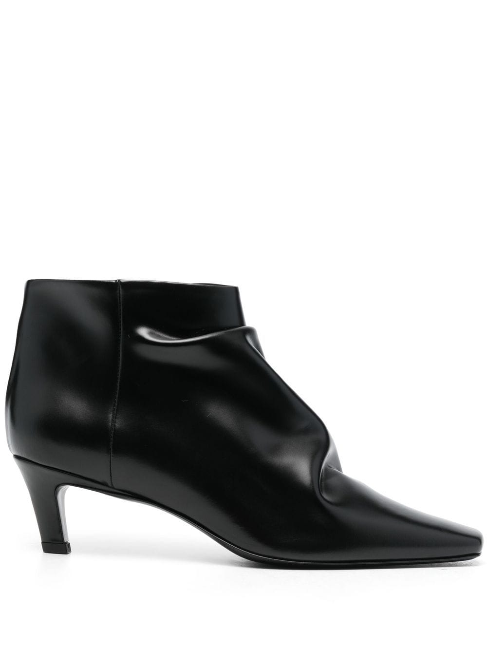 TOTEME 60mm leather ankle boots - Black von TOTEME