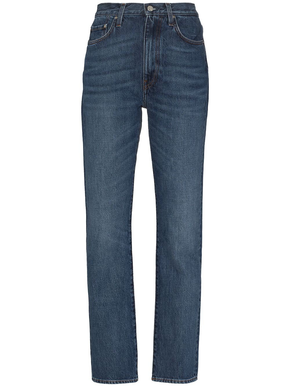 TOTEME Regular-fit vintage-wash jeans - Blue von TOTEME