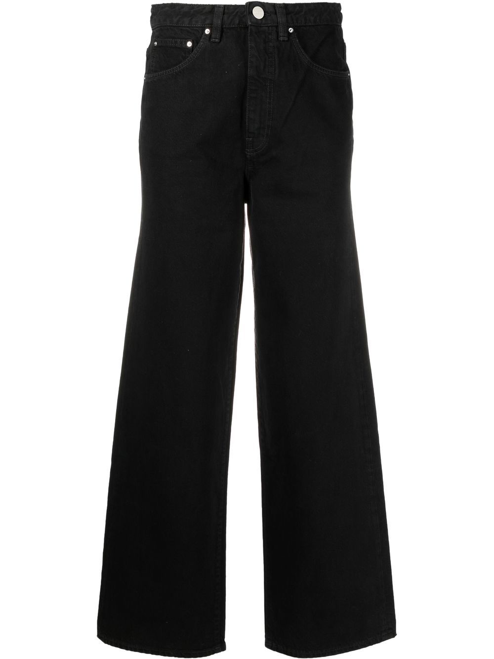 TOTEME high-waisted flared jeans - Black von TOTEME