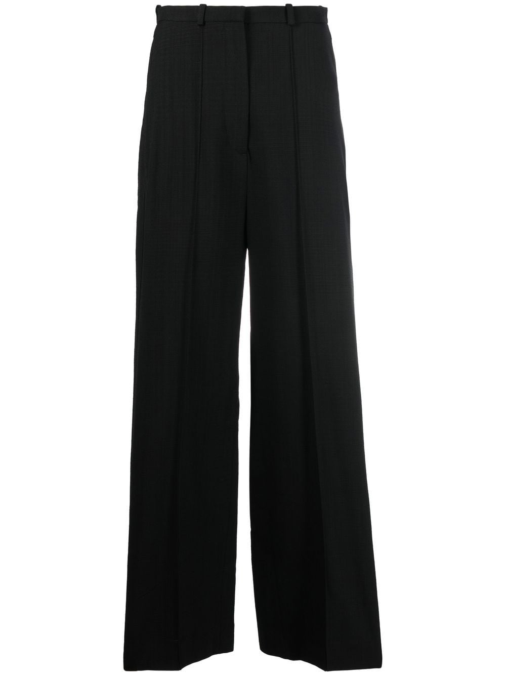 TOTEME high-waisted flared trousers - Black von TOTEME