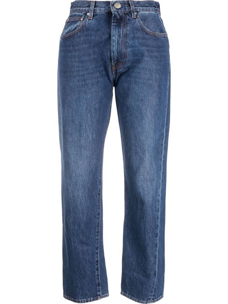 TOTEME cropped straight-leg jeans - Blue von TOTEME