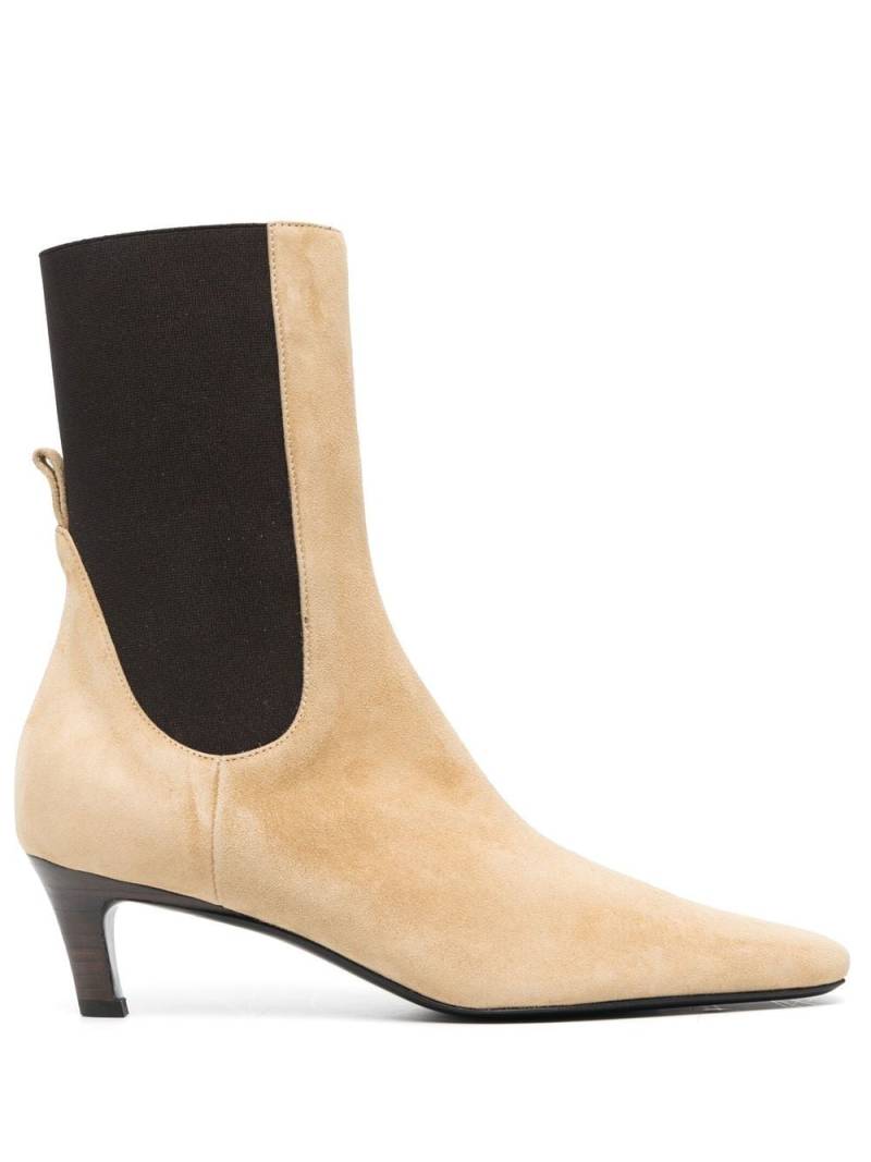 TOTEME square-toe ankle boots - Neutrals von TOTEME