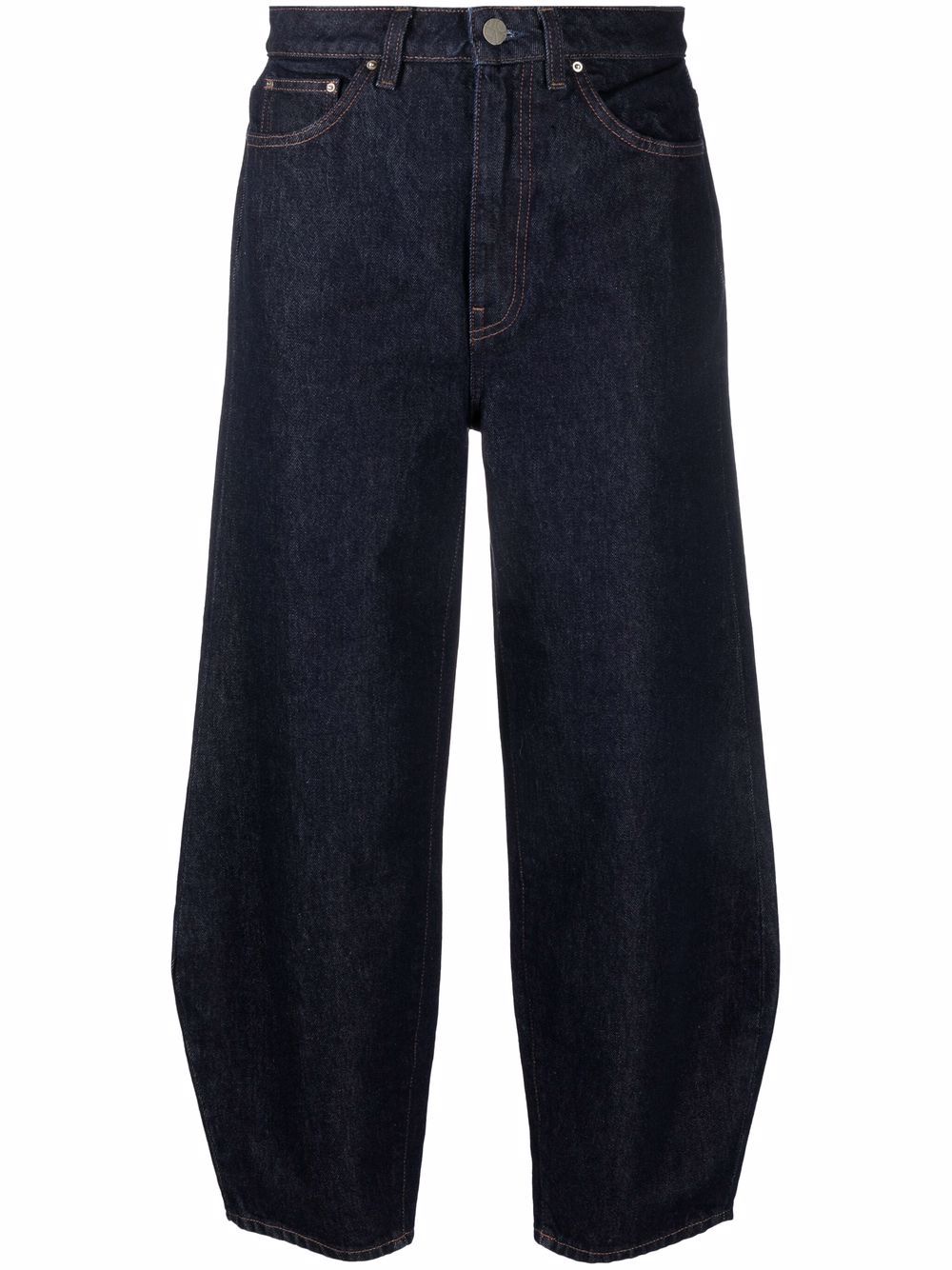 TOTEME tapered cropped jeans - Blue von TOTEME