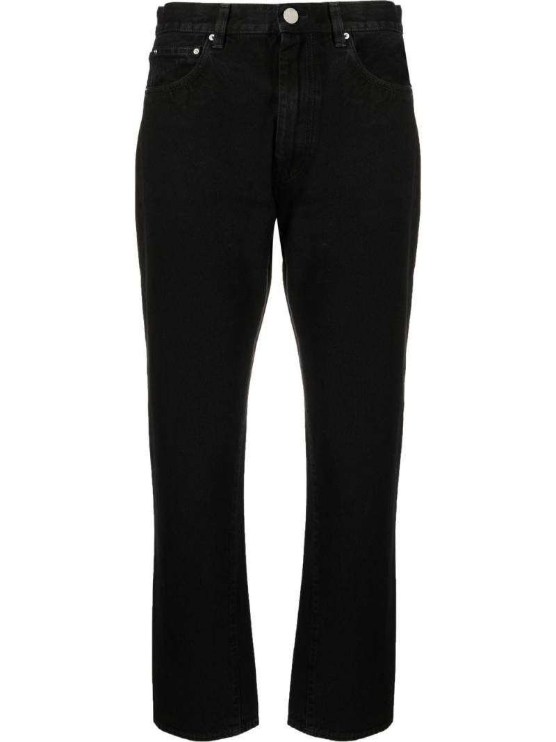 TOTEME twisted-seam straight-leg jeans - Black von TOTEME