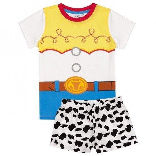 Cowgirl Schlafanzug Mit Shorts Mädchen Weiss 104 von Toy Story