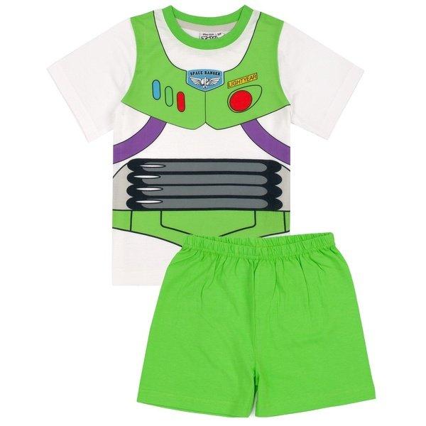 Schlafanzug Mit Shorts Jungen Grün 104 von Toy Story