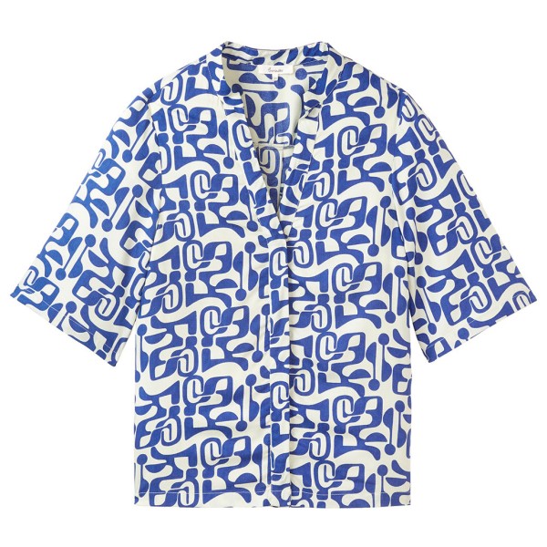 Tranquillo - Women's Bluse aus Ecovero Viskose - T-Shirt Gr 44 blau von Tranquillo