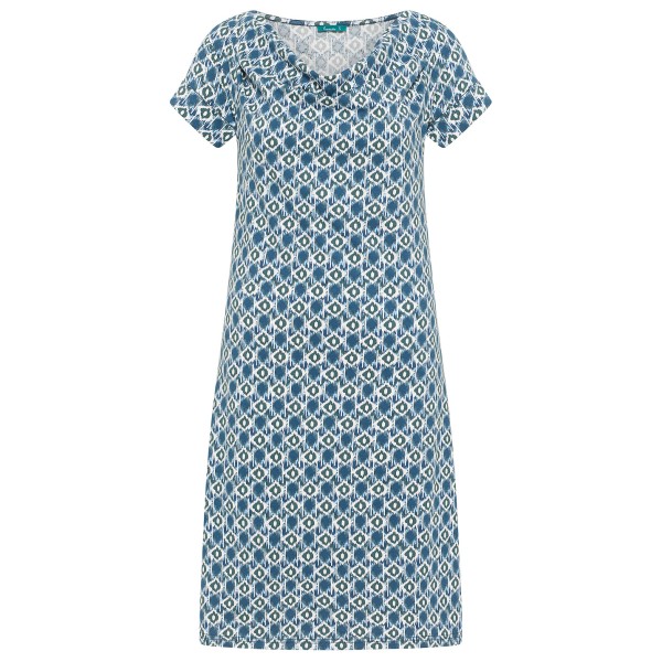 Tranquillo - Women's Kleid mit Wasserfallausschnitt - Kleid Gr M grau von Tranquillo