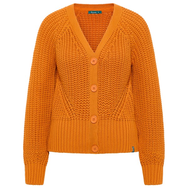 Tranquillo - Women's Kuschelige Strickjacke - Pullover Gr S;XL;XS oliv;orange von Tranquillo