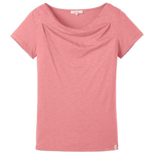 Tranquillo - Women's Shirt mit Wasserfallausschnitt - T-Shirt Gr L;S;XL;XS rosa;rot;türkis von Tranquillo