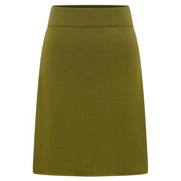 Tranquillo - Women's Strick-Rock in A-Linie - Jupe Gr M oliv von Tranquillo