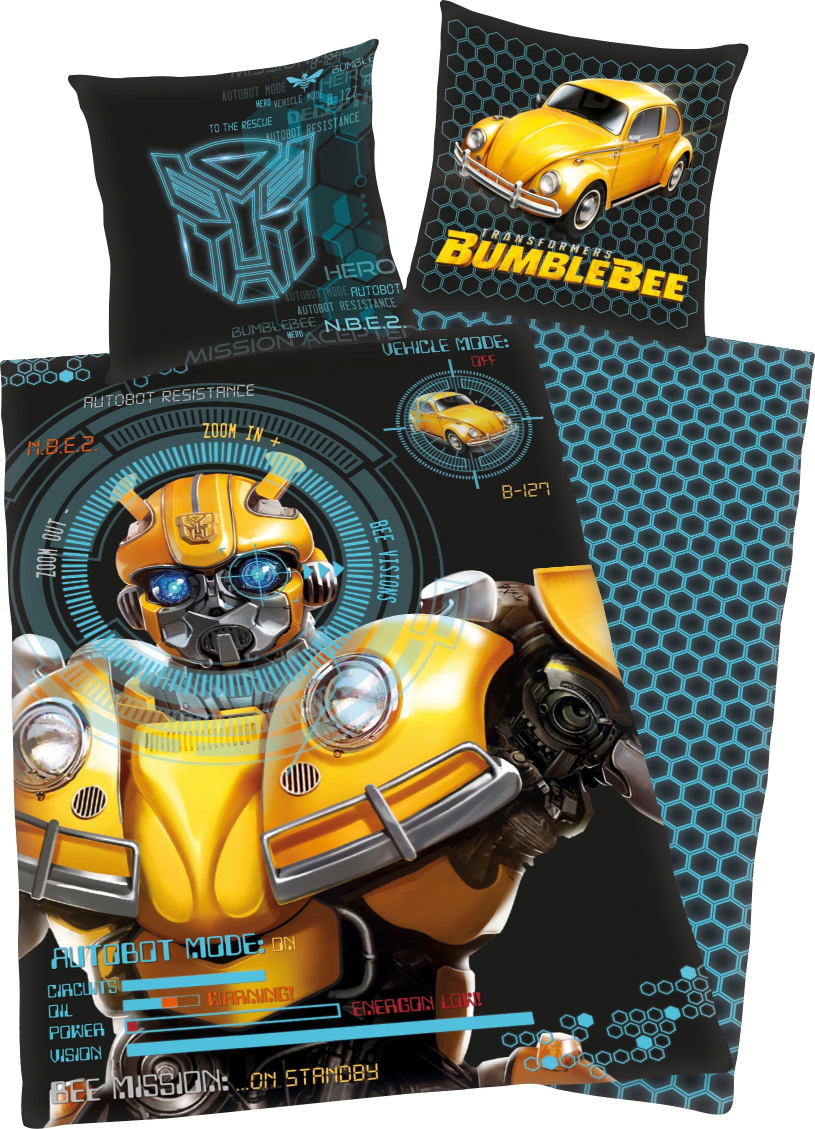 Transformers Kinderbettwäsche »Bumblebee«, (2 tlg.) von Transformers