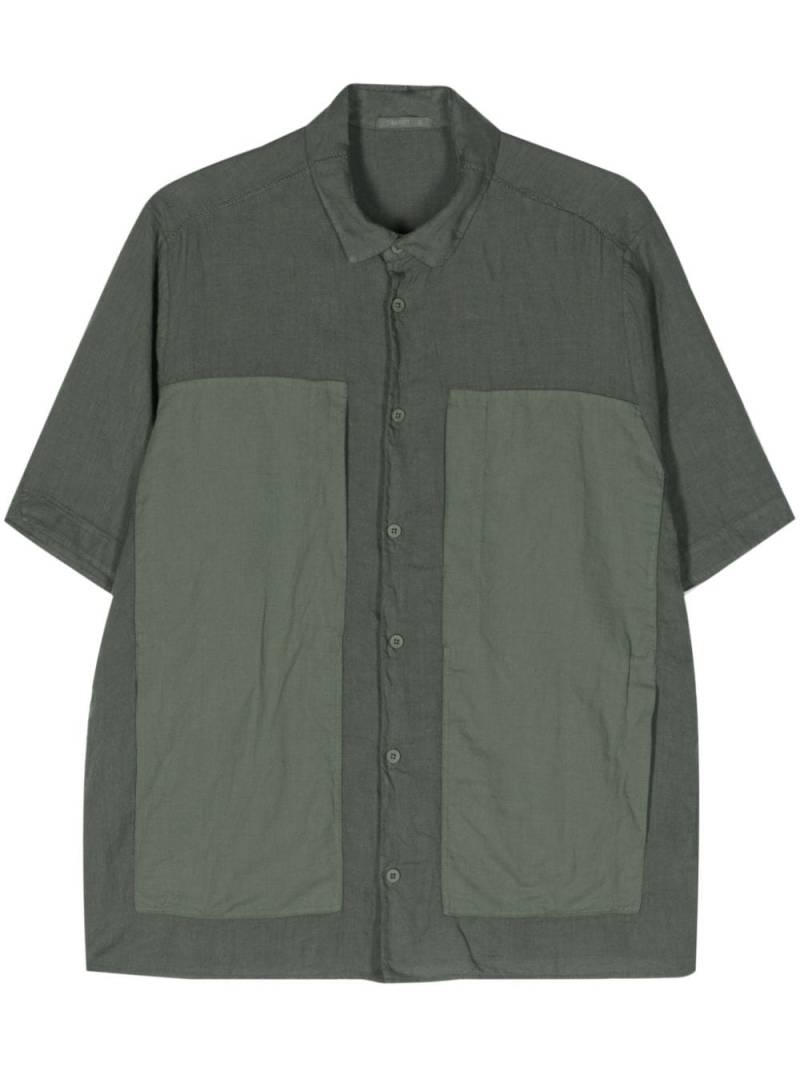 Transit decorative-stitching shortsleeve shirt - Green von Transit