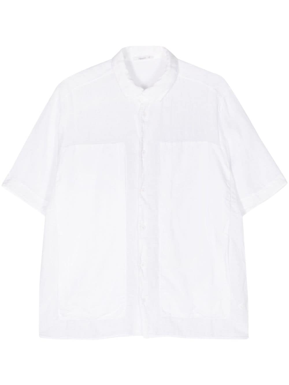 Transit decorative-stitching shortsleeve shirt - White von Transit