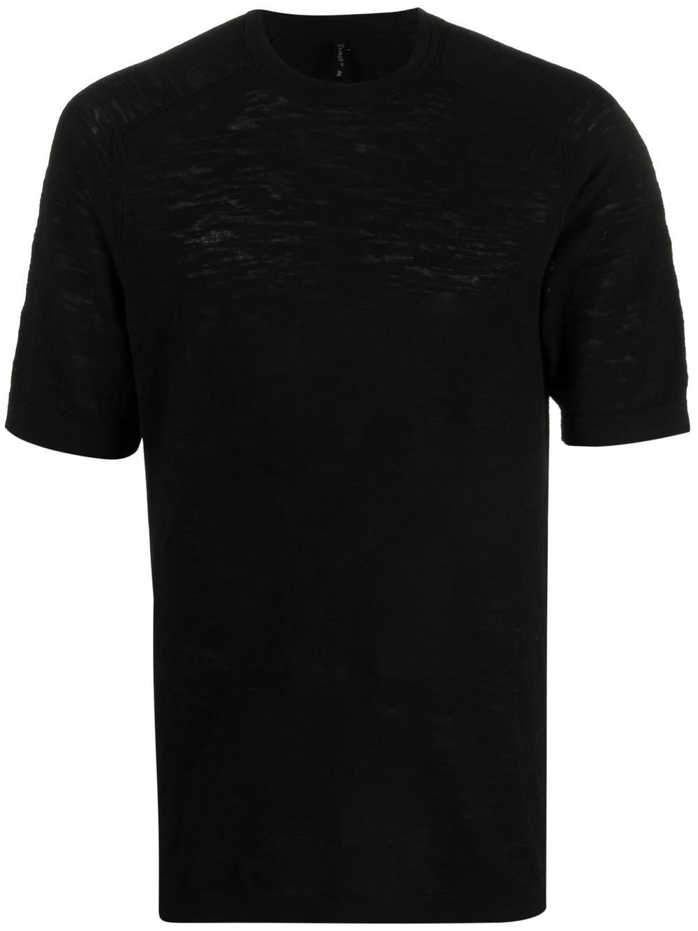 Transit distressed-effect crewneck T-shirt - Black von Transit