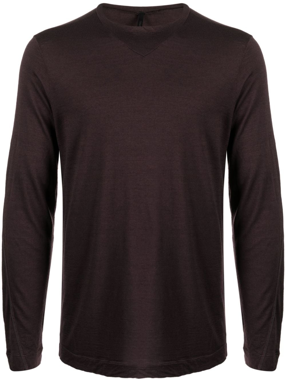 Transit long-sleeve wool T-shirt - Purple von Transit