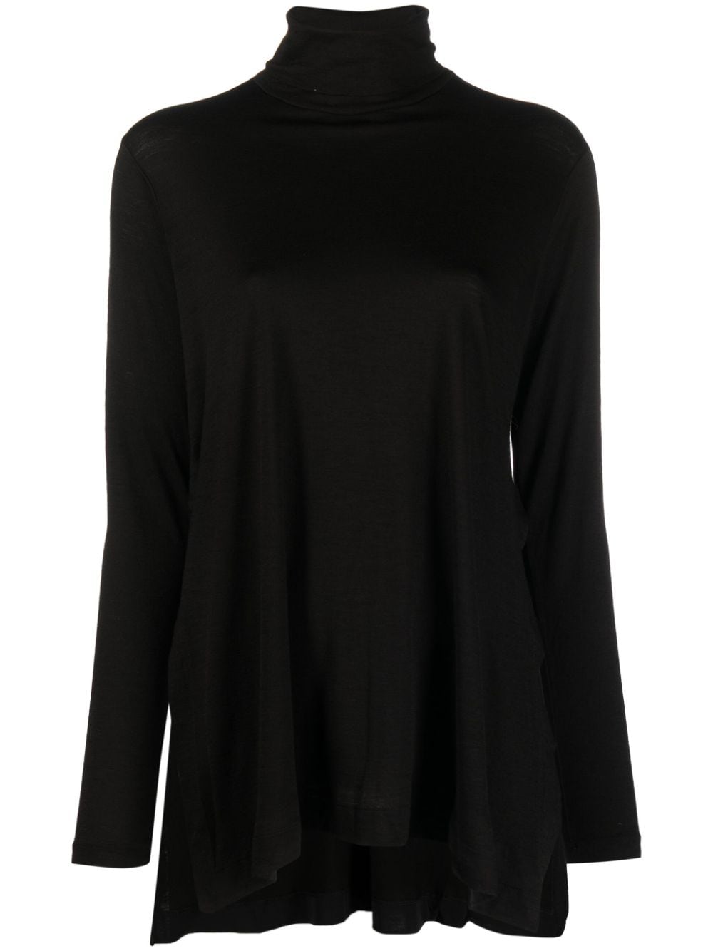 Transit roll-neck fine-knit jumper - Black von Transit