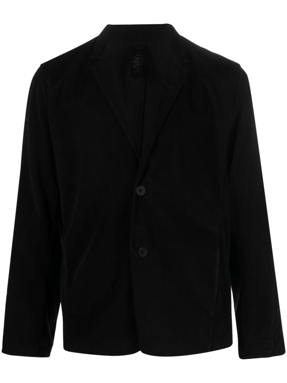 Transit single-breast notch-lapel blazer - Black von Transit