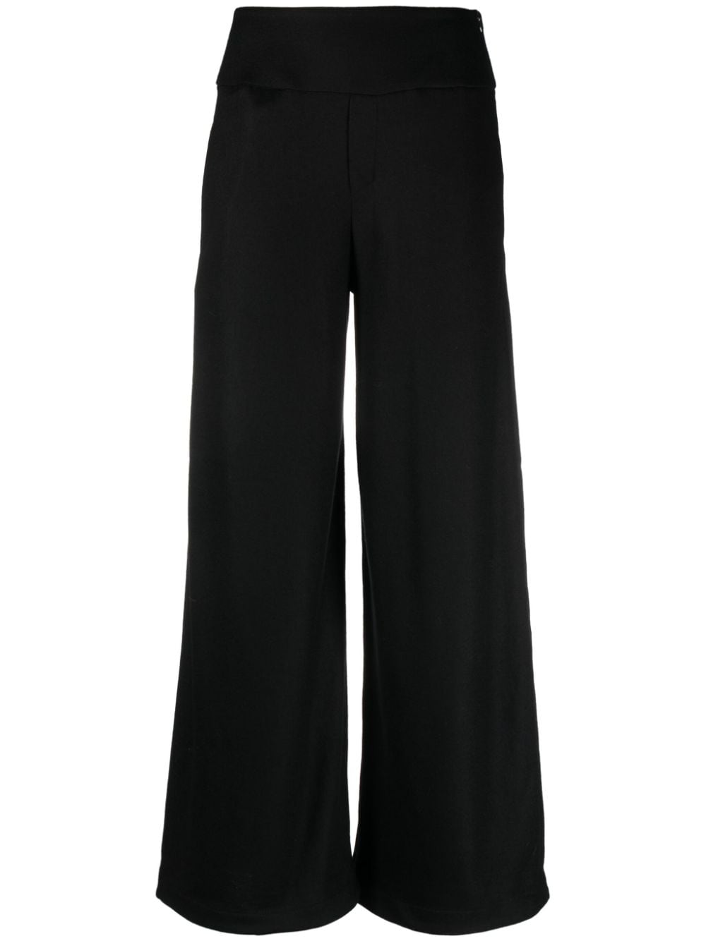 Transit virgin-wool palazzo trousers - Black von Transit