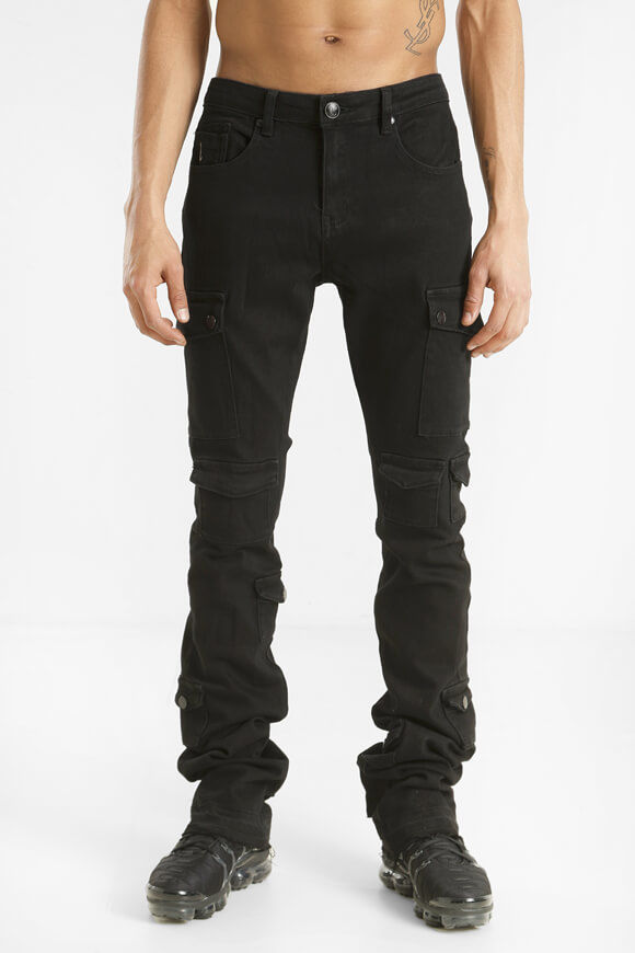 Trap Stacked Cargo Jeans | Schwarz | Herren  | 29 von Trap