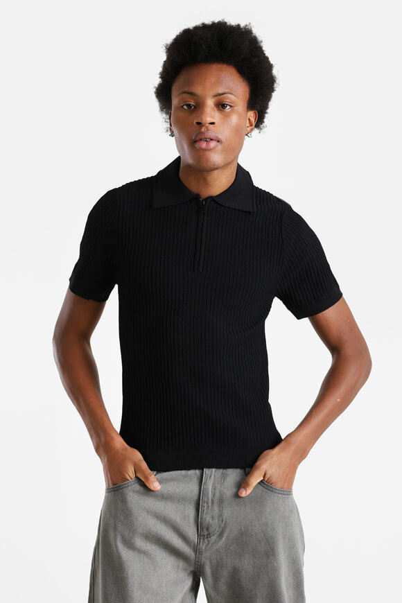 Trap Strukturiertes Poloshirt | Schwarz | Herren | M Trap Strukturiertes Poloshirt | Schwarz | Herren | M von Trap