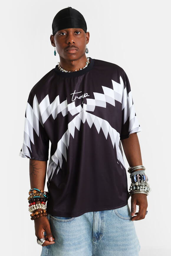 Trap T-Shirt | Schwarz + Weiss | Herren  | XS von Trap