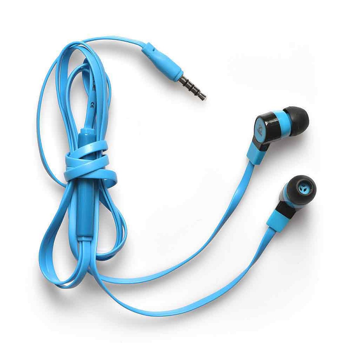Earphones + Microphone in Blau Earphones + Microphone in Blau von Travel Blue