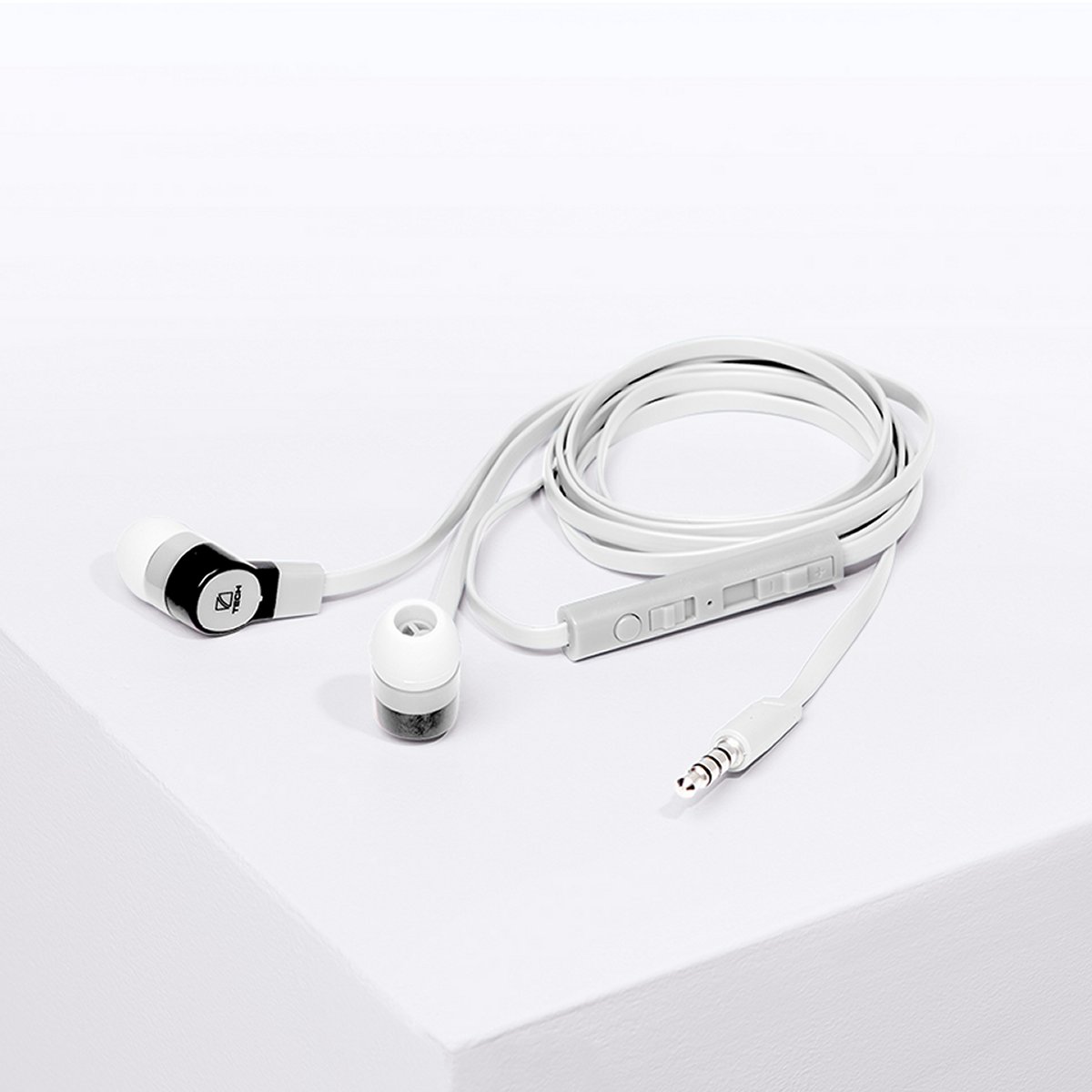 Earphones + Microphone in Weiss Earphones + Microphone in Weiss von Travel Blue