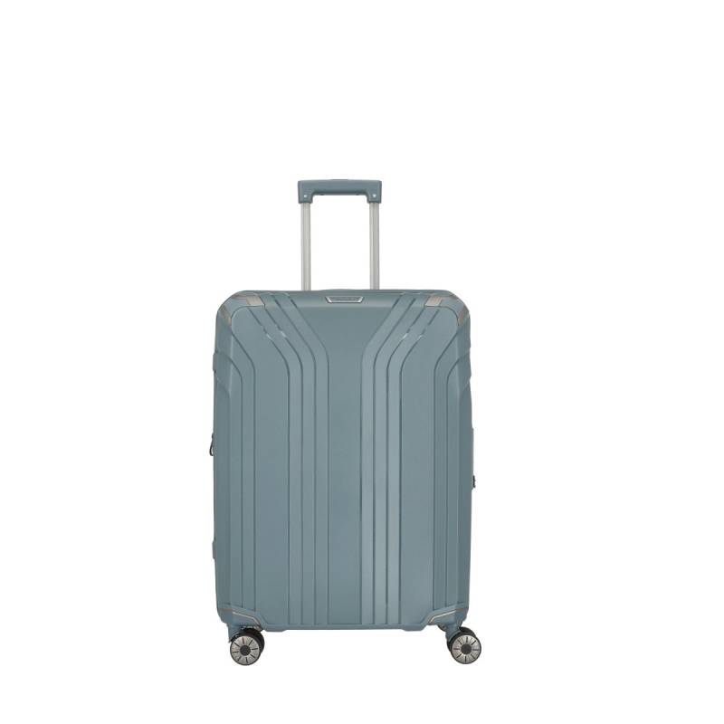 Elvaa - Erweiterbarer Trolley M in Blaugrau von Travelite