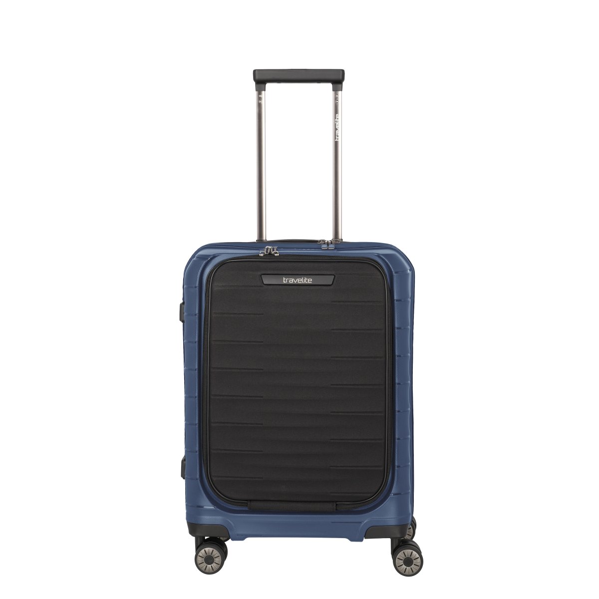 Mooby - Handgepäcktrolley mit Vordertasche, Marineblau Mooby - Handgepäcktrolley mit Vordertasche, Marineblau von Travelite