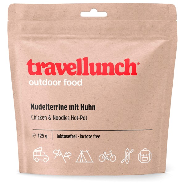 Travellunch - Nudelterrine mit Huhn Gr 125 g;250 g von Travellunch