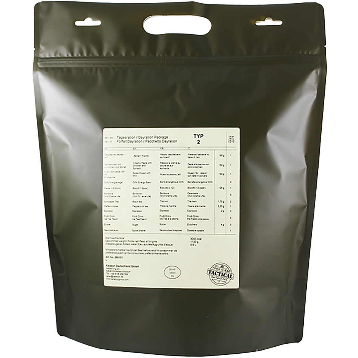 Trek'n Eat Day Ration Pack Typ 2 Tactical Line Trek'n Eat Day Ration Pack Typ 2 Tactical Line von Trek'n Eat