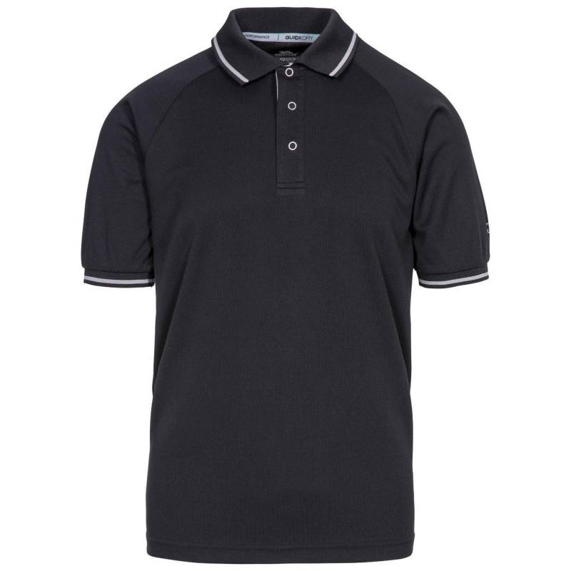 Bonnington Polo Shirt Herren Schwarz XXS von Trespass