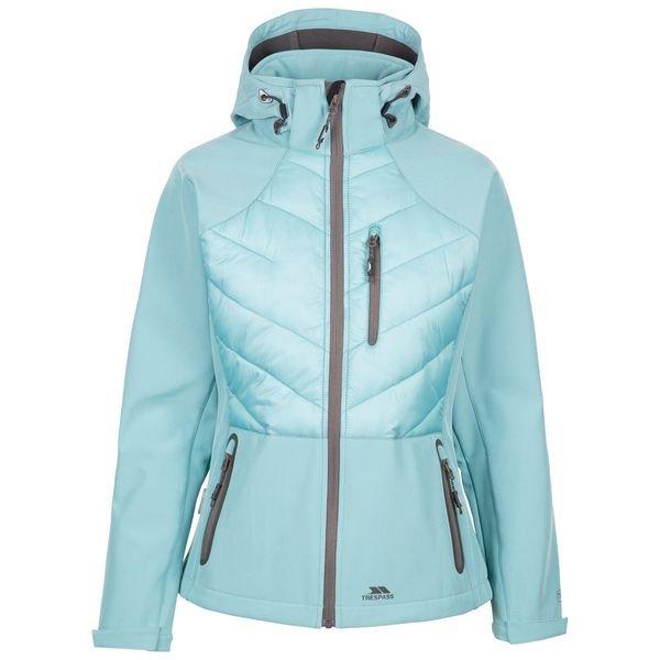 Elvira Softshelljacke Damen Taubenblau 3XL von Trespass