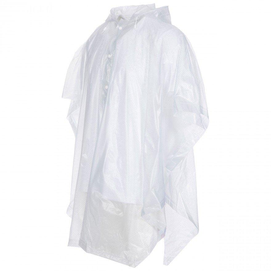 Festival Packaway Regenponcho Herren Weiss ONE SIZE von Trespass